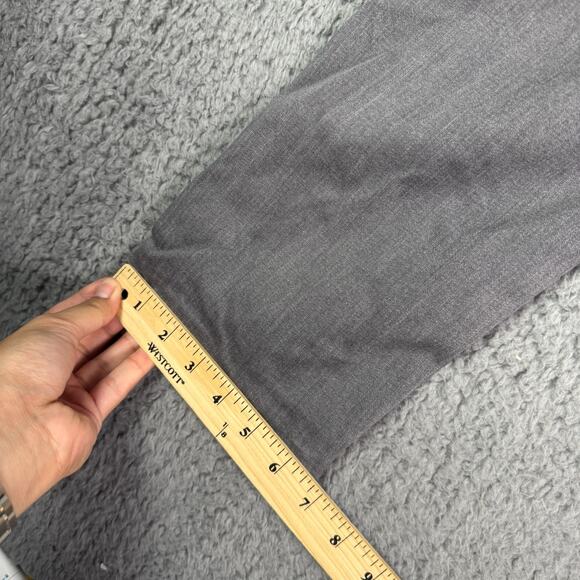 Paige Federal Jeans Mens 32x28 Gray Washed Faded Straight Leg Stretch - Picture 10 of 11